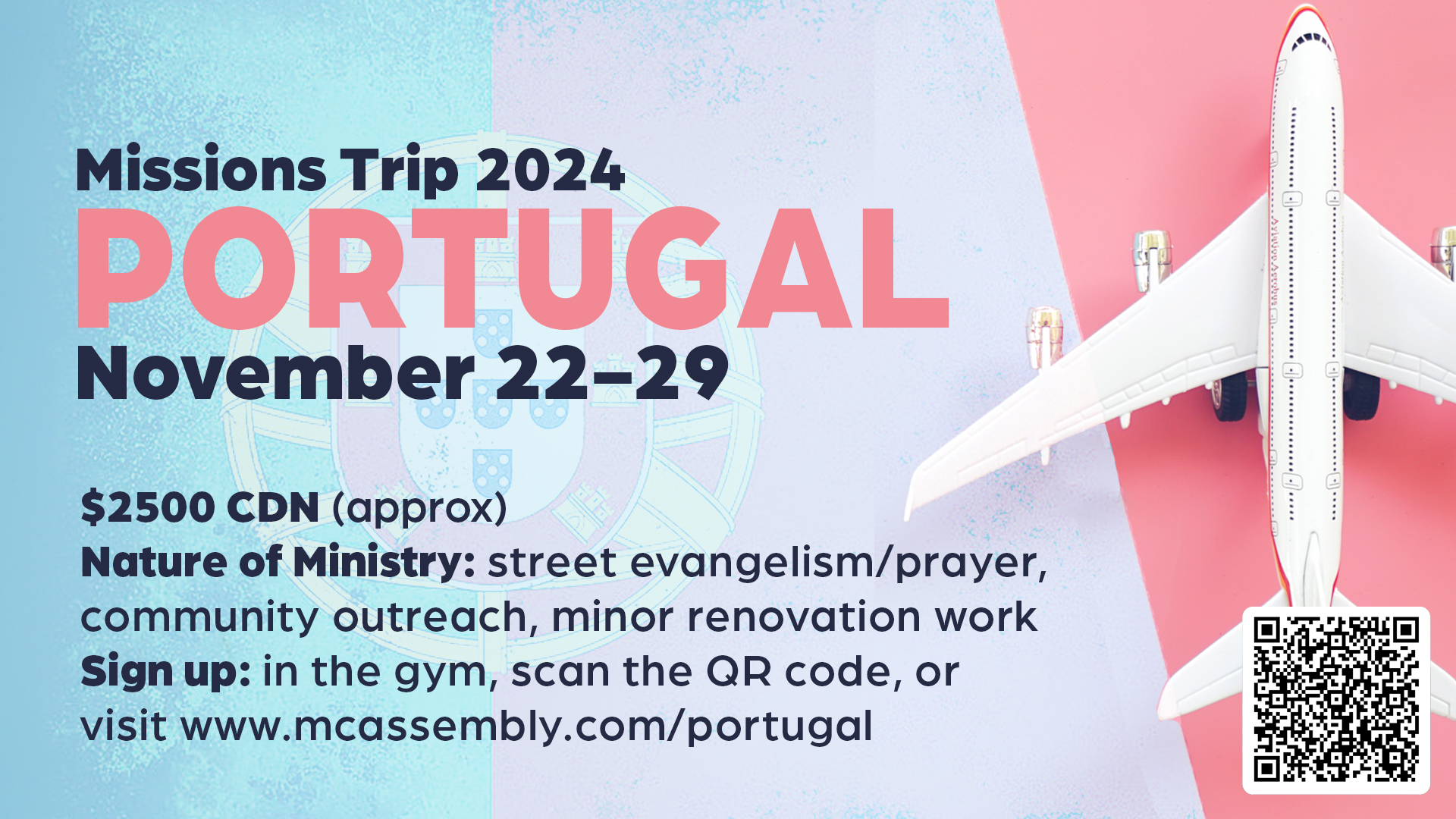 <b>Missions Trip to Portugal</b>