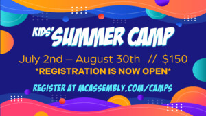 <b>Kids' Camp Registration Opens</b>