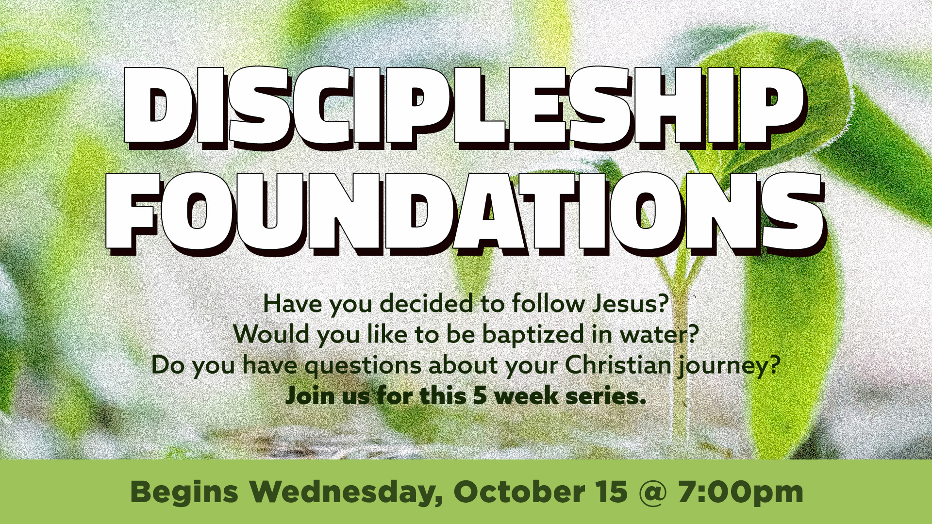 <b>Discipleship Foundations</b>