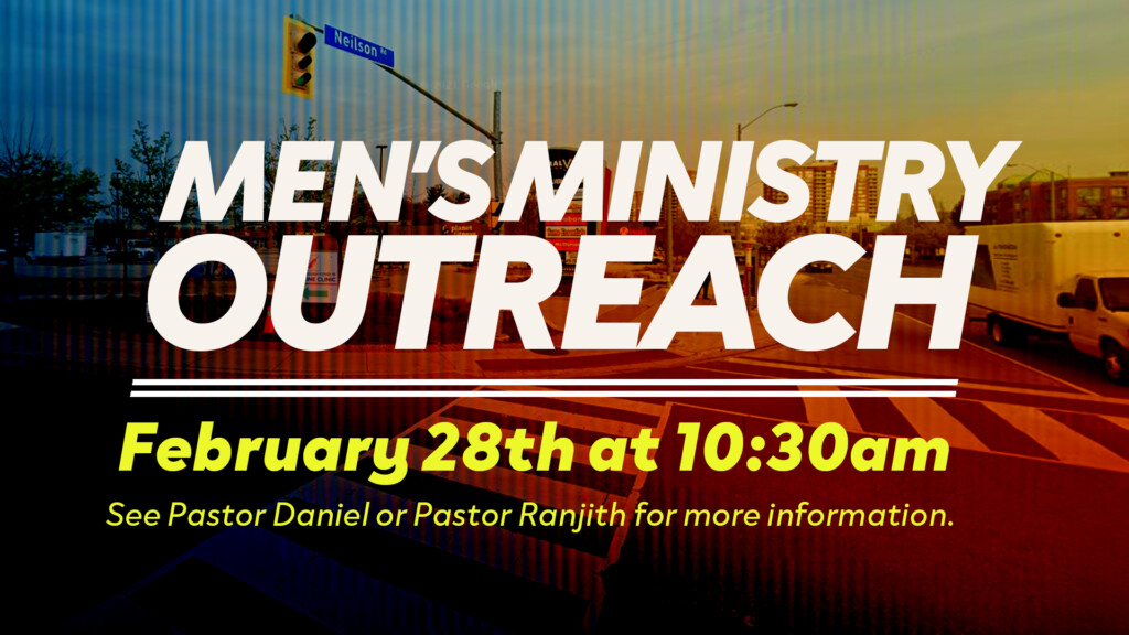 <b>Men's Ministry Outreach</b>