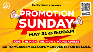 <b>Promotion Sunday</b>