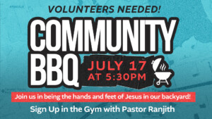 <b>Community BBQ</b>