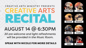 <b>Creative Arts Recital</b>